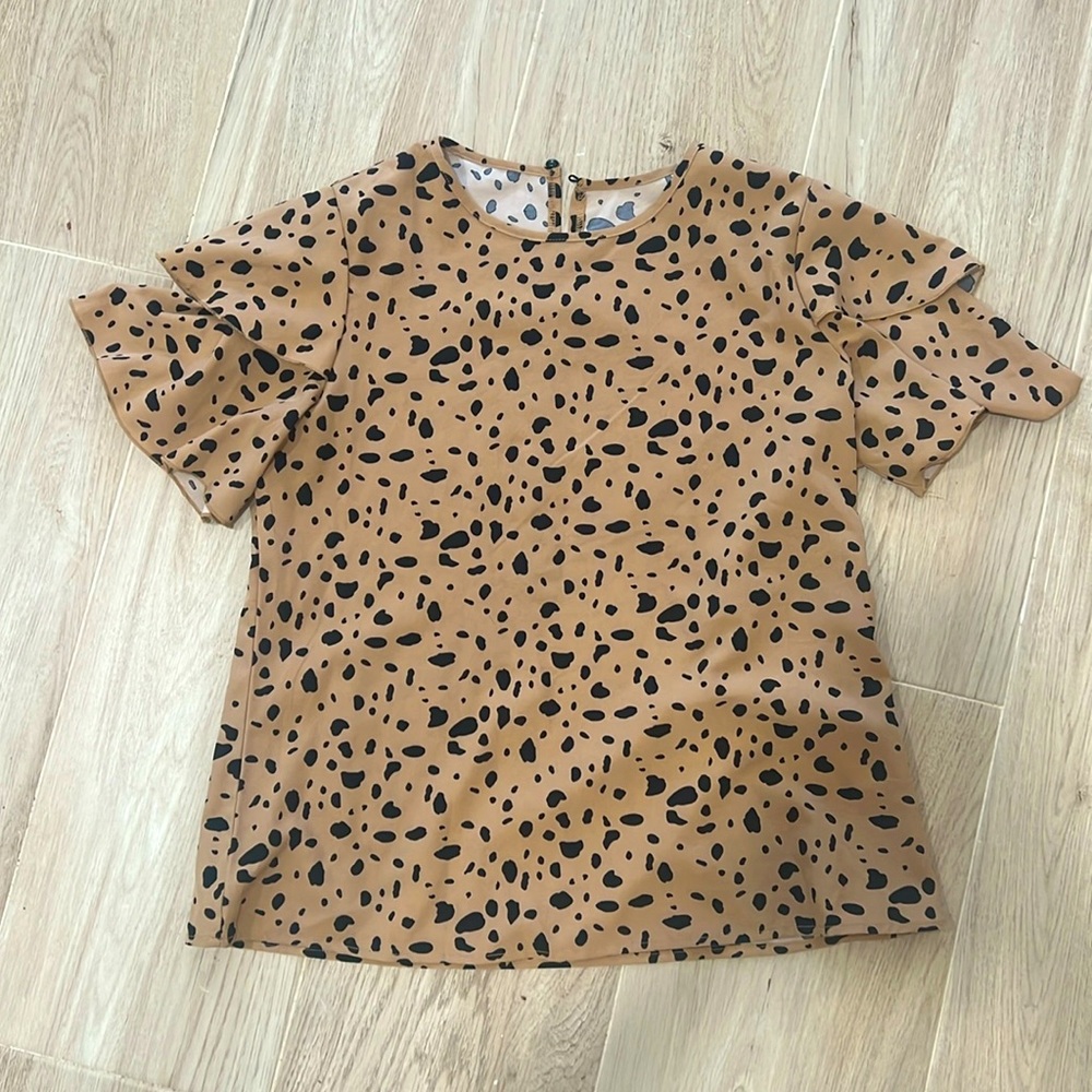 Cheetah Blouse